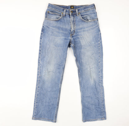 Lee Unisex Blue Straight Jeans, Size 30 UK