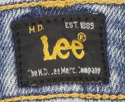 Lee Unisex Blue Straight Jeans, Size 30 UK