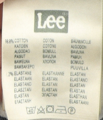 Lee Unisex Blue Straight Jeans, Size 30 UK