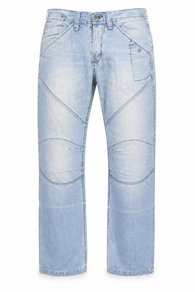Mens UK Size L JACK & JONES Regular Fit Straight Blue Jeans