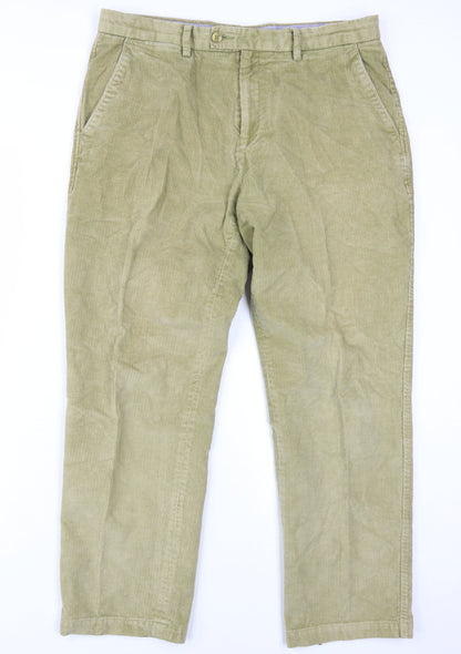 Samuel Windsor Men's Beige Chino Corduroy Trousers