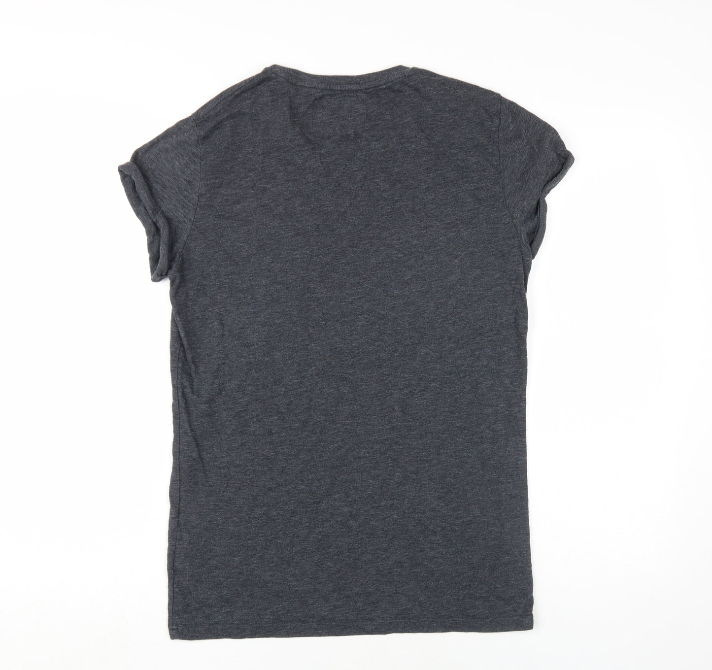 Superdry Men's Grey Logo T-Shirt, Medium, Crew Neck