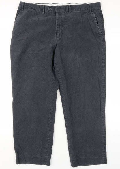 James Pringle Men's Grey Corduroy Trousers XL