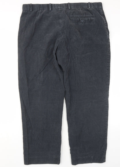 James Pringle Men's Grey Corduroy Trousers XL