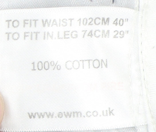 James Pringle Men's Grey Corduroy Trousers XL