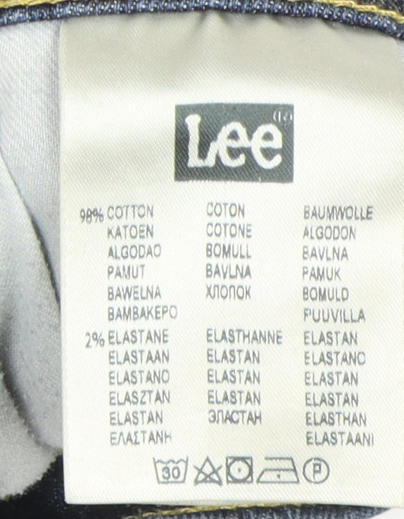 Lee Men's Blue Skinny Jeans Size 34