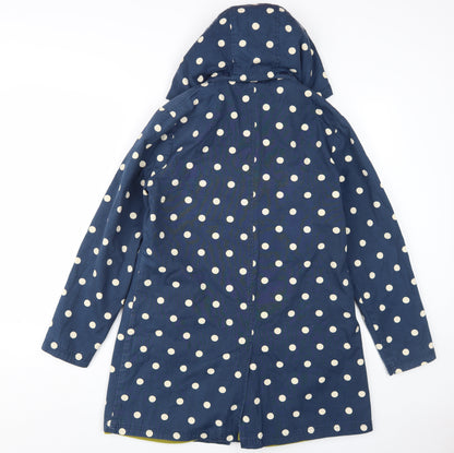 Womens UK Size 12 Tulchan Blue Rain Coat
