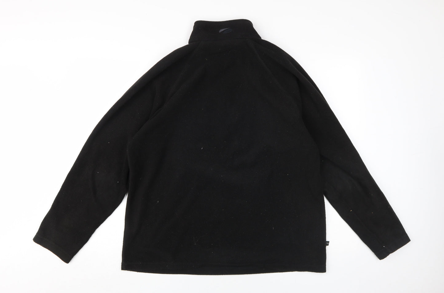 Mens UK Size M Mountainlife Black 1/2 Zip Sweatshirt