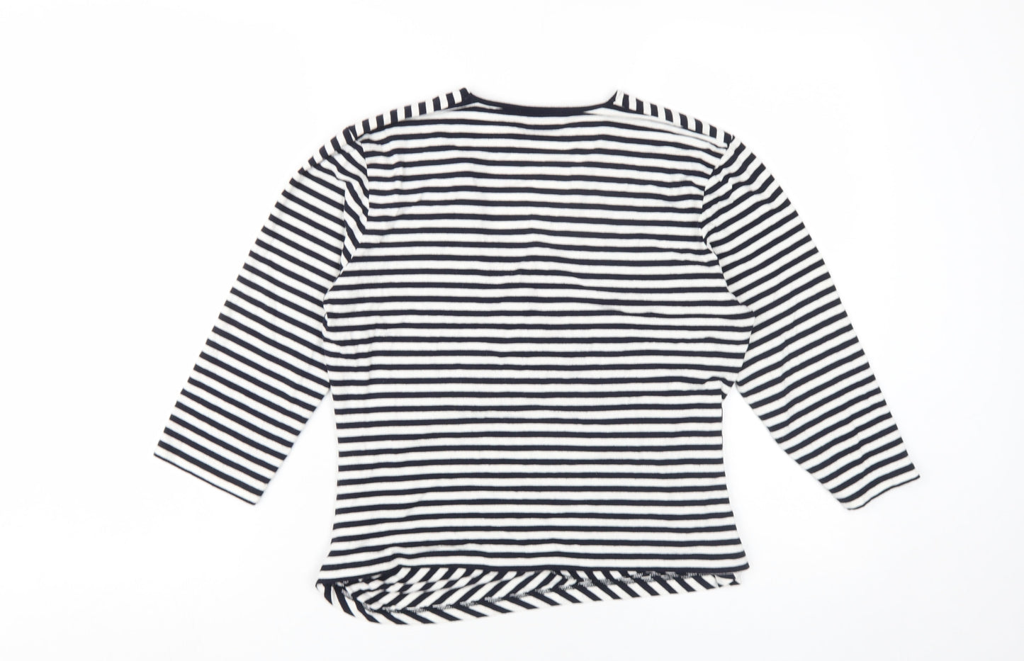 Precis Petite Women's Black Wrap Blouse M Petites