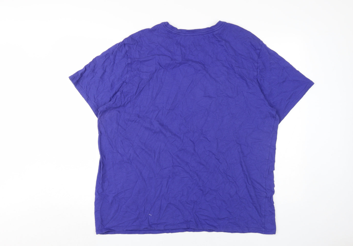 Nike Men's Purple Graphic Print Athletic T-Shirt 2XL