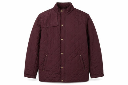 Mens UK Size XL Greenwoods Red Quilted Coat