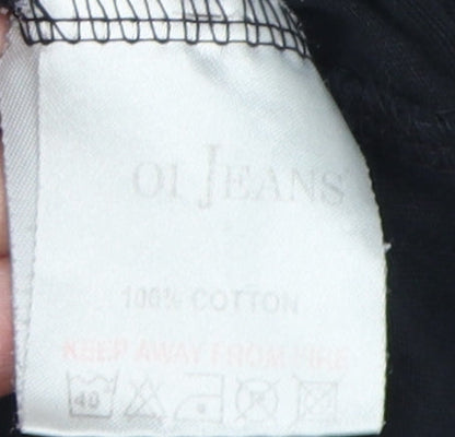 Voi Jeans Men's Black Crew Neck T-Shirt S Logo