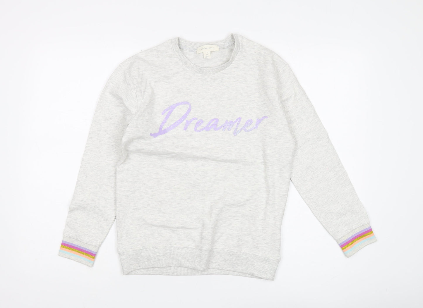 Marks and Spencer Girls Grey Dreamer Pullover Sweatshirt - Size 12