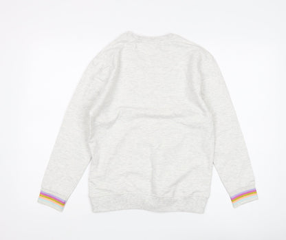 Marks and Spencer Girls Grey Dreamer Pullover Sweatshirt - Size 12