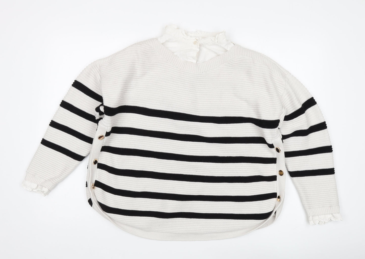 Womens UK Size L NEXT Black Pullover Jumper