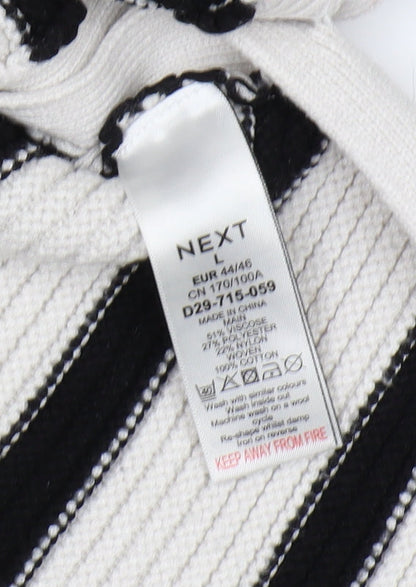 Womens UK Size L NEXT Black Pullover Jumper