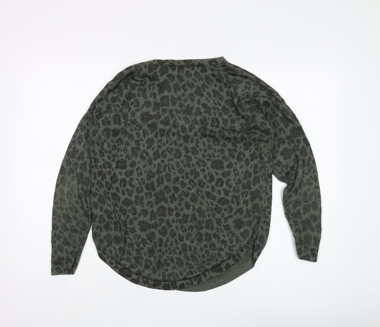 Womens UK Size M Oasis Green Pullover Jumper