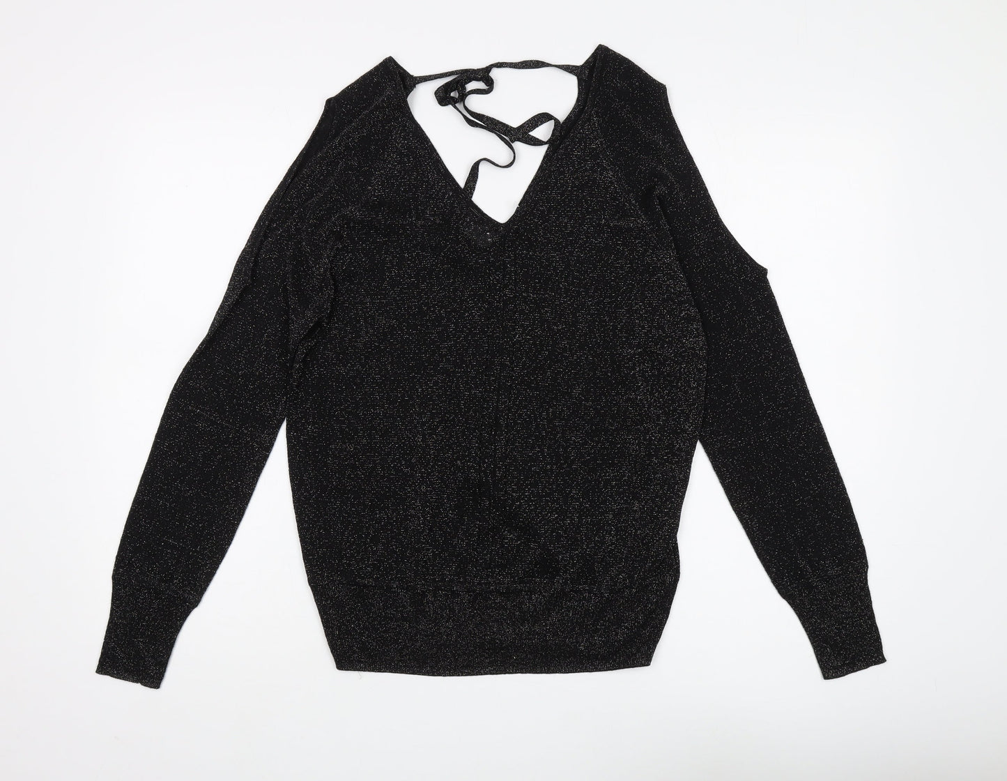 Womens UK Size S NEXT Black Pullover Jumper