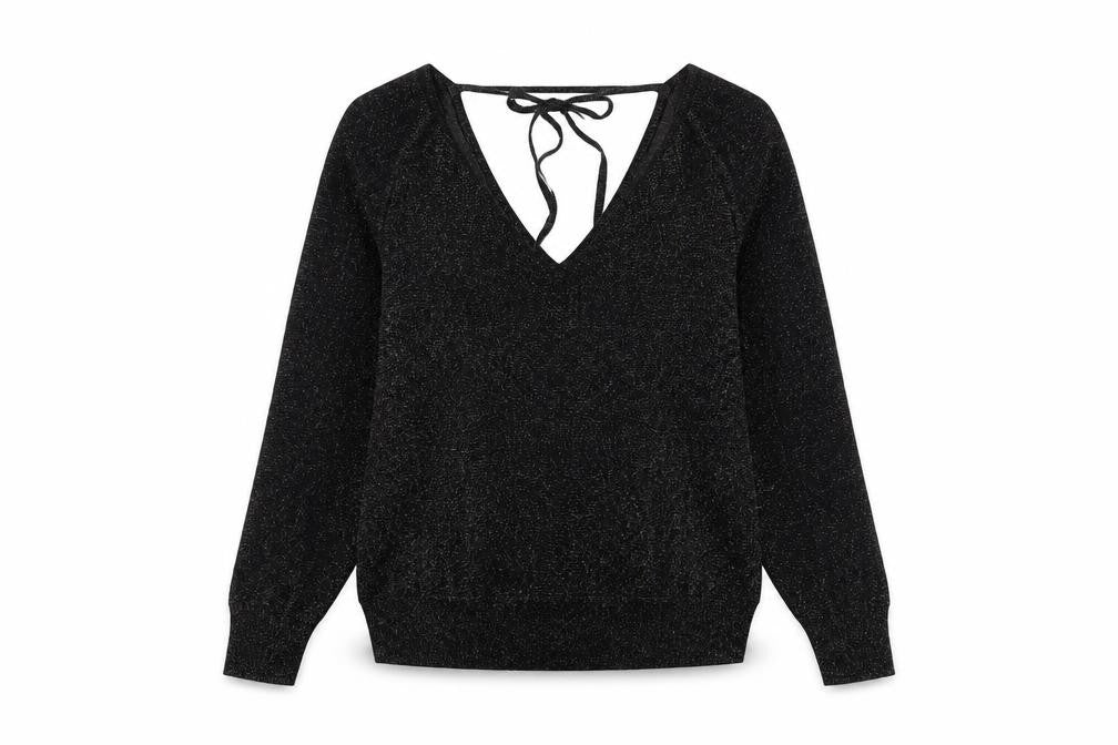 Womens UK Size S NEXT Black Pullover Jumper
