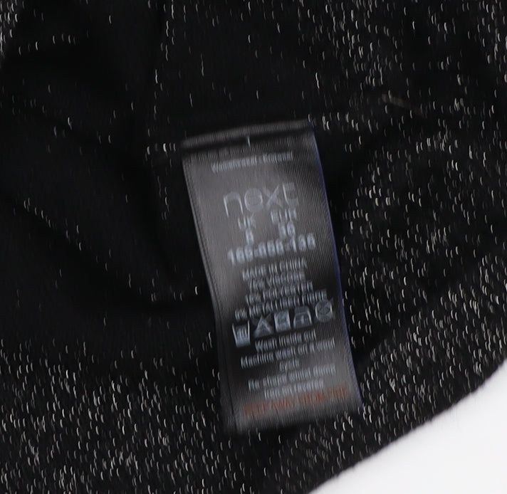 Womens UK Size S NEXT Black Pullover Jumper