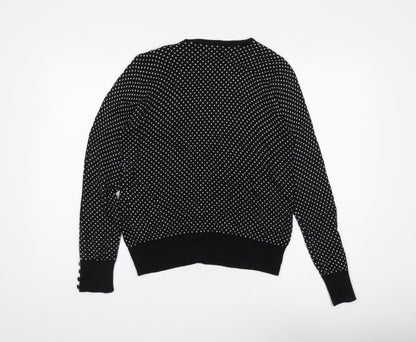 Womens UK Size 12 Marks and Spencer Black Cardigan Jumper