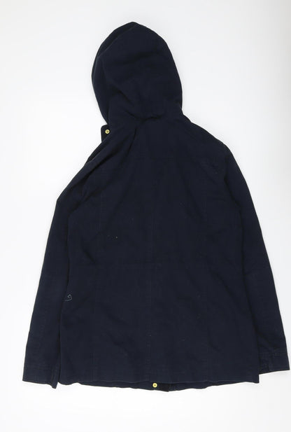 New Look Women's Blue Parka Jacket Size 12