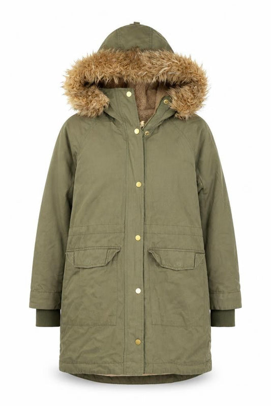Label of Graded Goods Women's Green Parka Coat Size 12