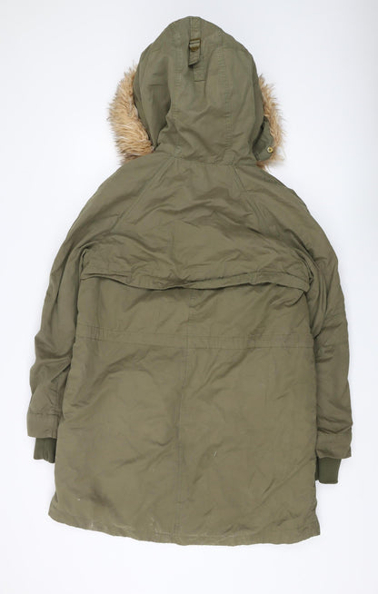 Label of Graded Goods Women's Green Parka Coat Size 12