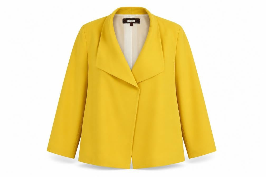 Womens UK Size 12 NEXT Regular Yellow Blazer