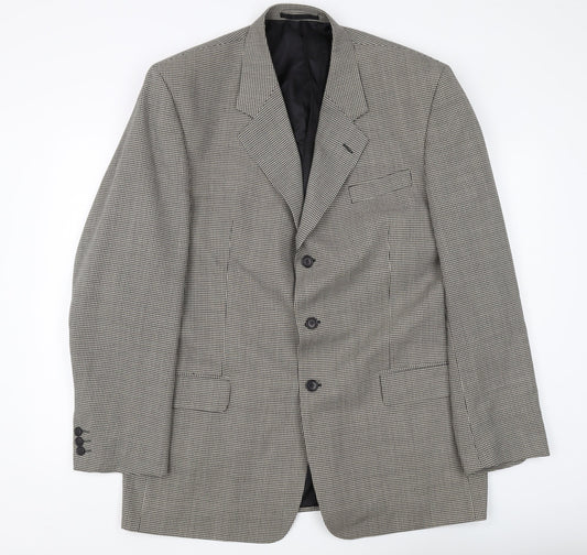 Mens UK Size 44 Burton Regular Grey Suit Jacket