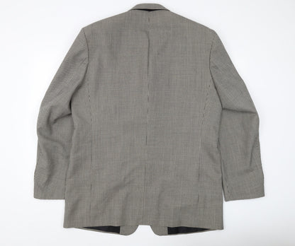 Mens UK Size 44 Burton Regular Grey Suit Jacket