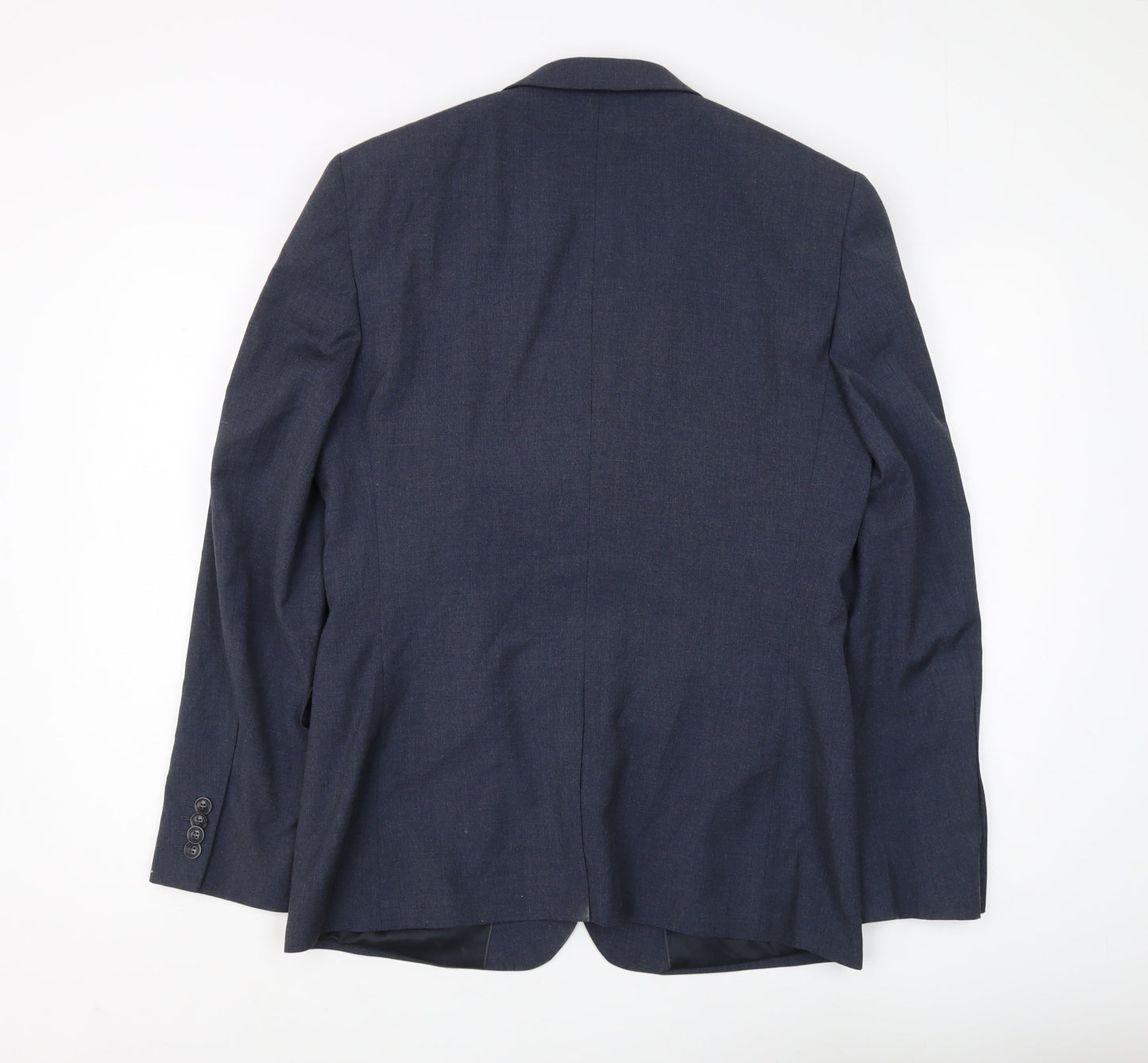 Mens UK Size 40 Topman Regular Blue Suit Jacket
