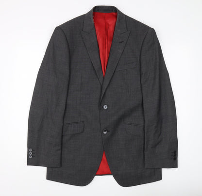 Mens UK Size 38 Marks and Spencer Regular Grey Suit Jacket