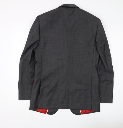 Mens UK Size 38 Marks and Spencer Regular Grey Suit Jacket