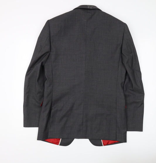 Mens UK Size 38 Marks and Spencer Regular Grey Suit Jacket