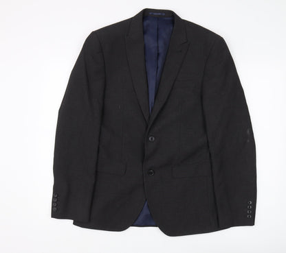 Mens UK Size 38 NEXT Regular Black Suit Jacket