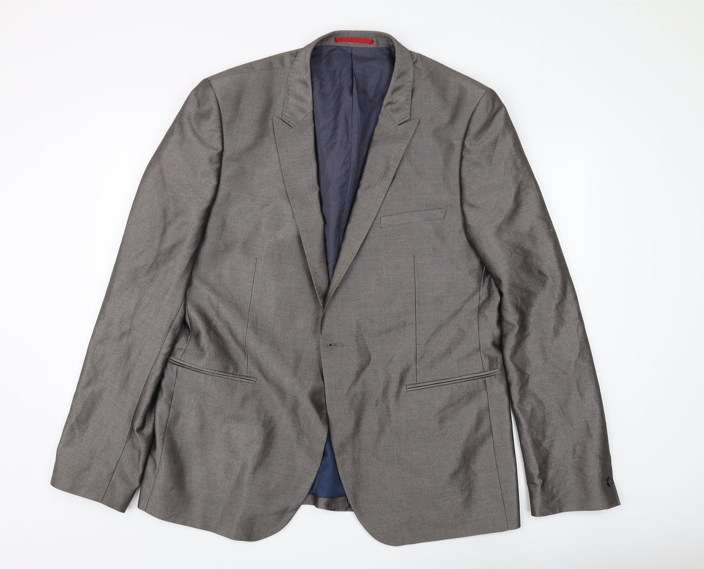 Mens UK Size 46 Ventuno 21 Regular Grey Suit Jacket