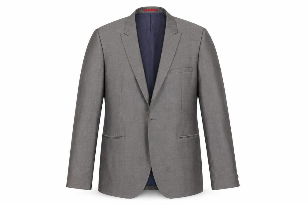 Mens UK Size 46 Ventuno 21 Regular Grey Suit Jacket