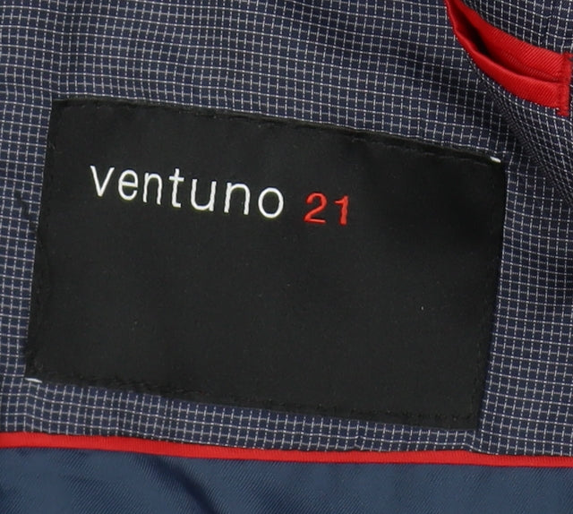 Mens UK Size 46 Ventuno 21 Regular Grey Suit Jacket