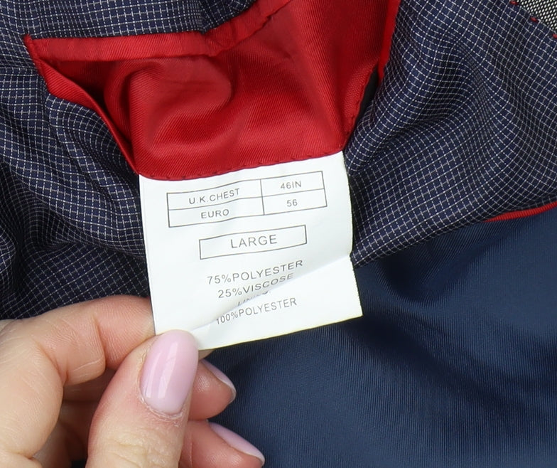 Mens UK Size 46 Ventuno 21 Regular Grey Suit Jacket