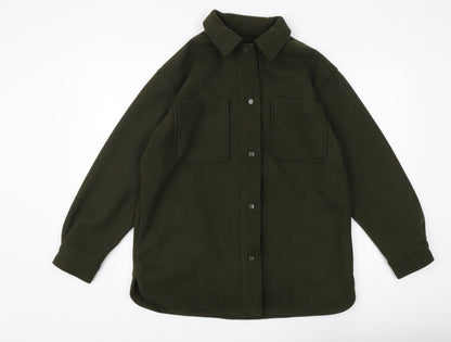 Womens UK Size S New Look Green Basic Jacket
