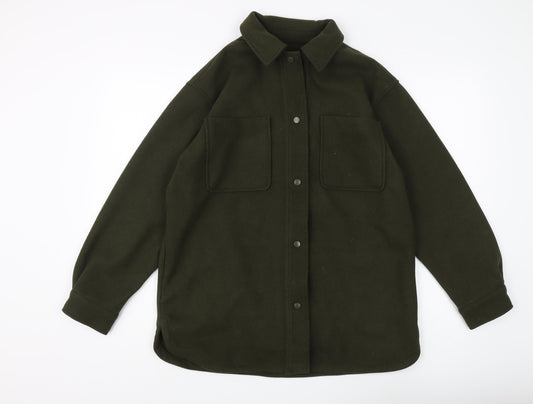 Womens UK Size S New Look Green Basic Jacket