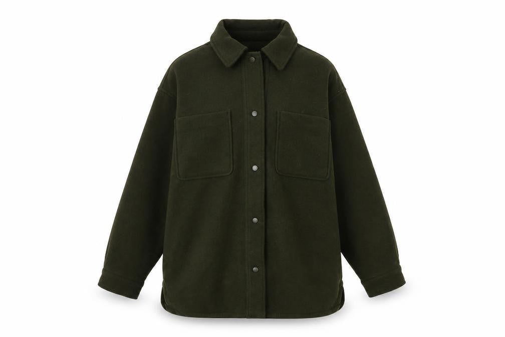 Womens UK Size S New Look Green Basic Jacket