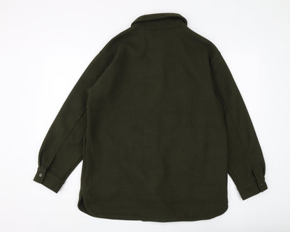 Womens UK Size S New Look Green Basic Jacket