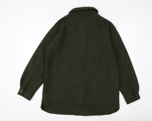 Womens UK Size S New Look Green Basic Jacket