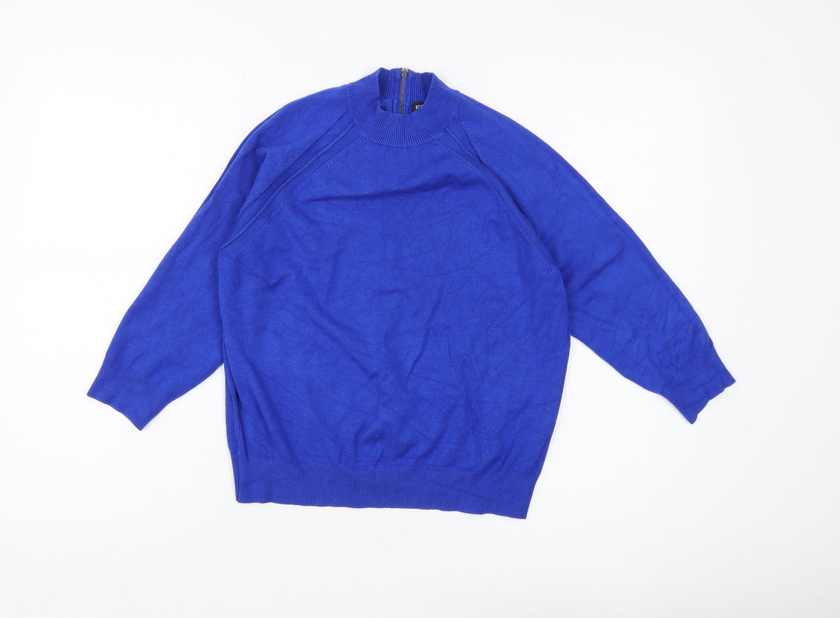 Womens UK Size 12 Debenhams Blue Pullover Jumper