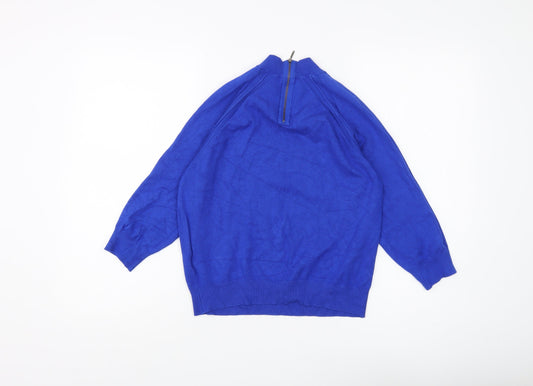 Womens UK Size 12 Debenhams Blue Pullover Jumper