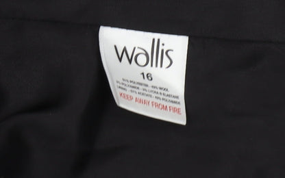 Wallis Women's Black Regular Fit Single-Breasted Jacket