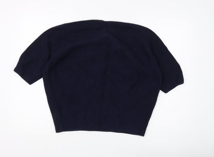 Womens UK Size L Uniqlo Blue Pullover Jumper
