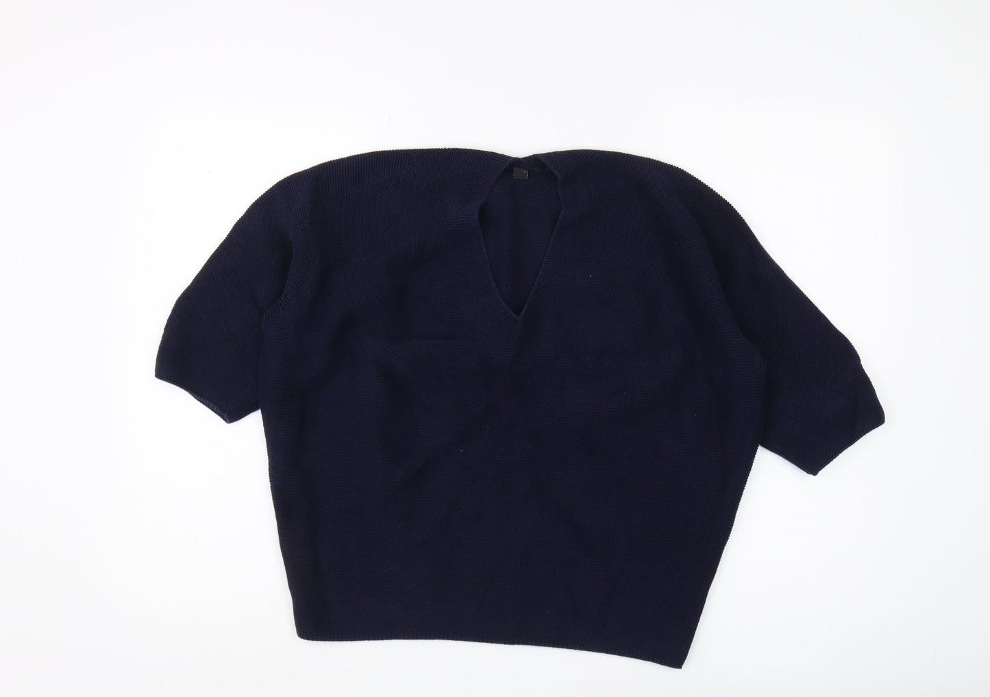 Womens UK Size L Uniqlo Blue Pullover Jumper